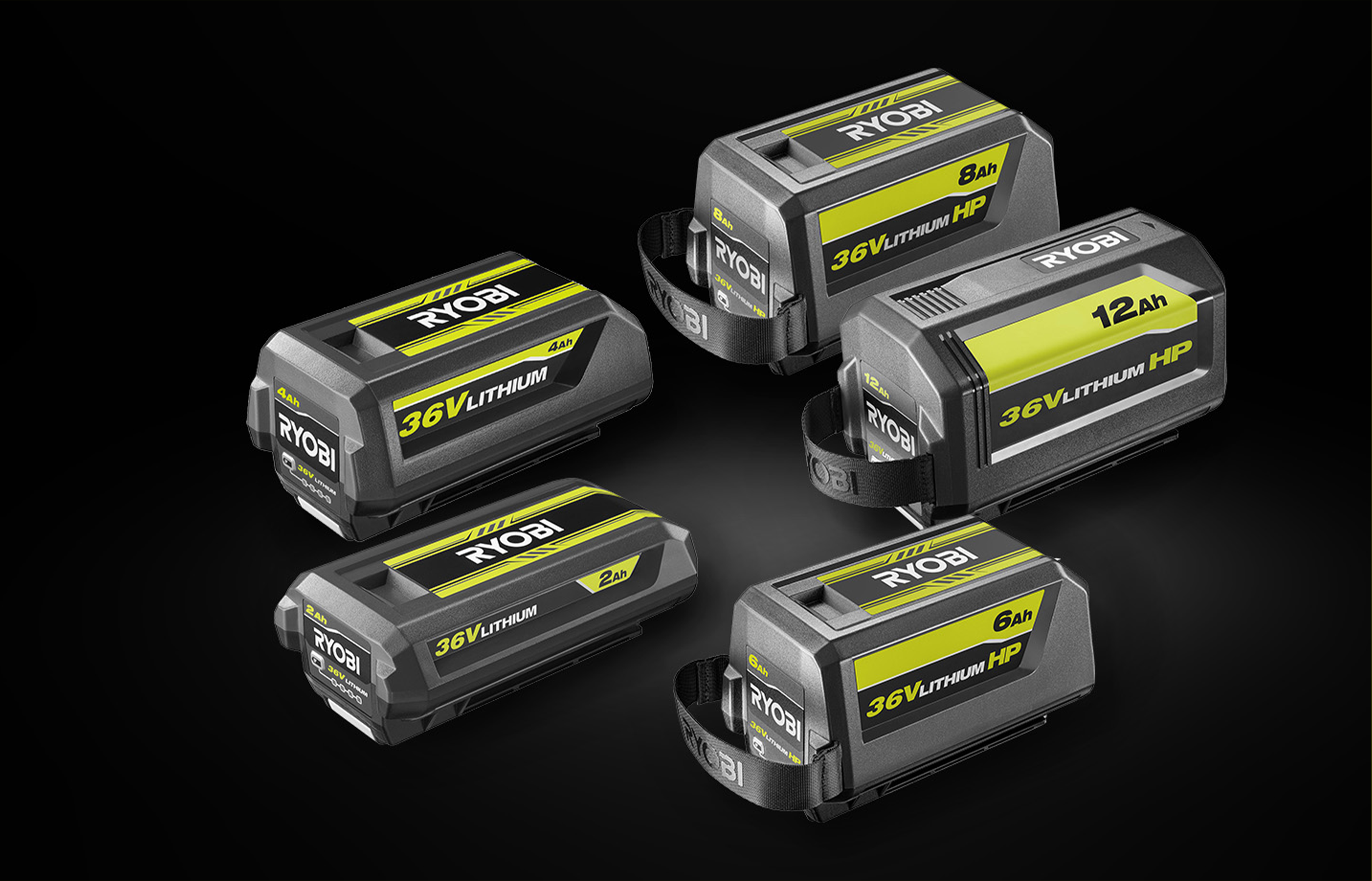 RYOBI 36V battery range