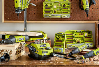 RYOBI's range of rotary and crafting tools